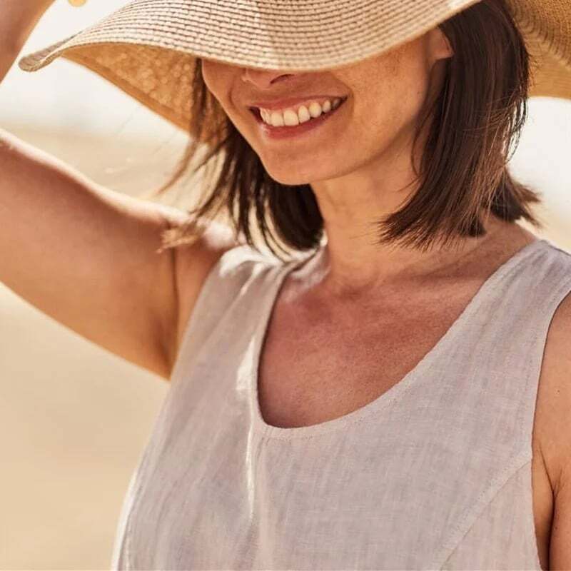🔥🔥🔥Spring Hot Sale 49% OFF💝Women's Sleeveless Cotton And Linen Dress With Pockets