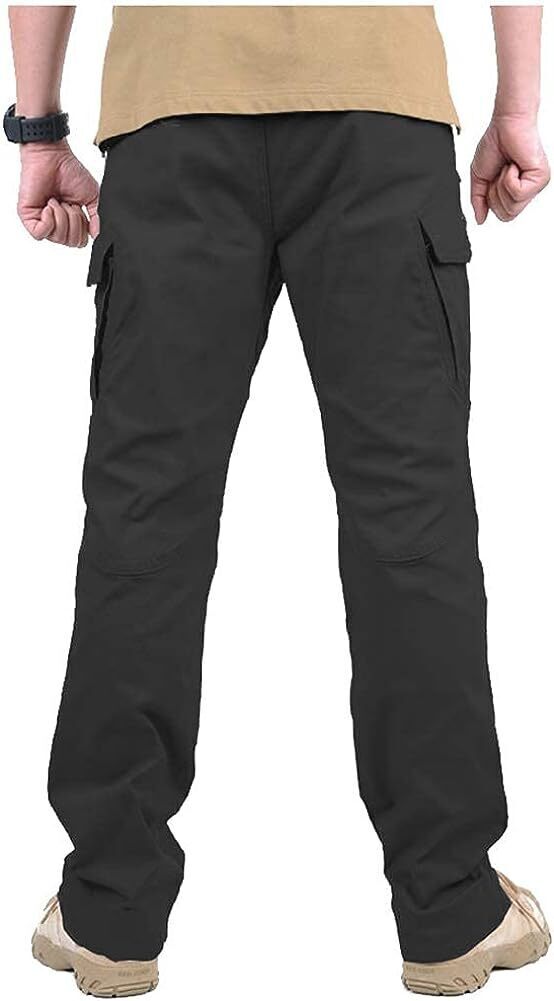 7-packs  Men's Assault Tactical Pants Lightweight Cotton Outdoor Military Combat Cargo Trousers