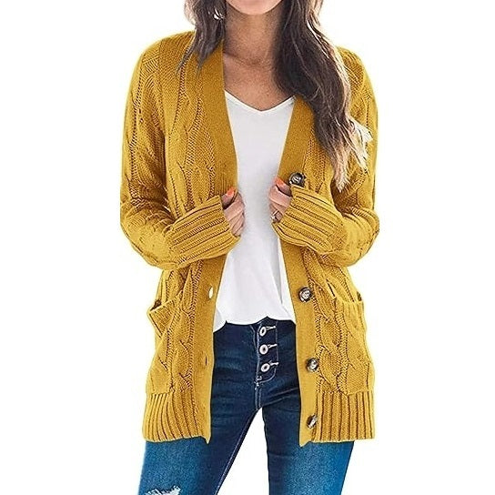 🎉Christmas/New Year Deals⚡$25.99 for 11 packs⚡Women's Open Front Cardigan Sweaters Fall Fashion Button Down Cable Knit Chunky Winter Outerwear Coats
