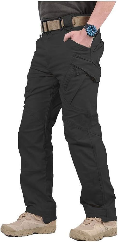 7-packs  Men's Assault Tactical Pants Lightweight Cotton Outdoor Military Combat Cargo Trousers