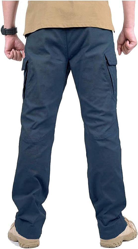 7-packs  Men's Assault Tactical Pants Lightweight Cotton Outdoor Military Combat Cargo Trousers