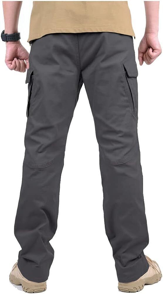7-packs  Men's Assault Tactical Pants Lightweight Cotton Outdoor Military Combat Cargo Trousers