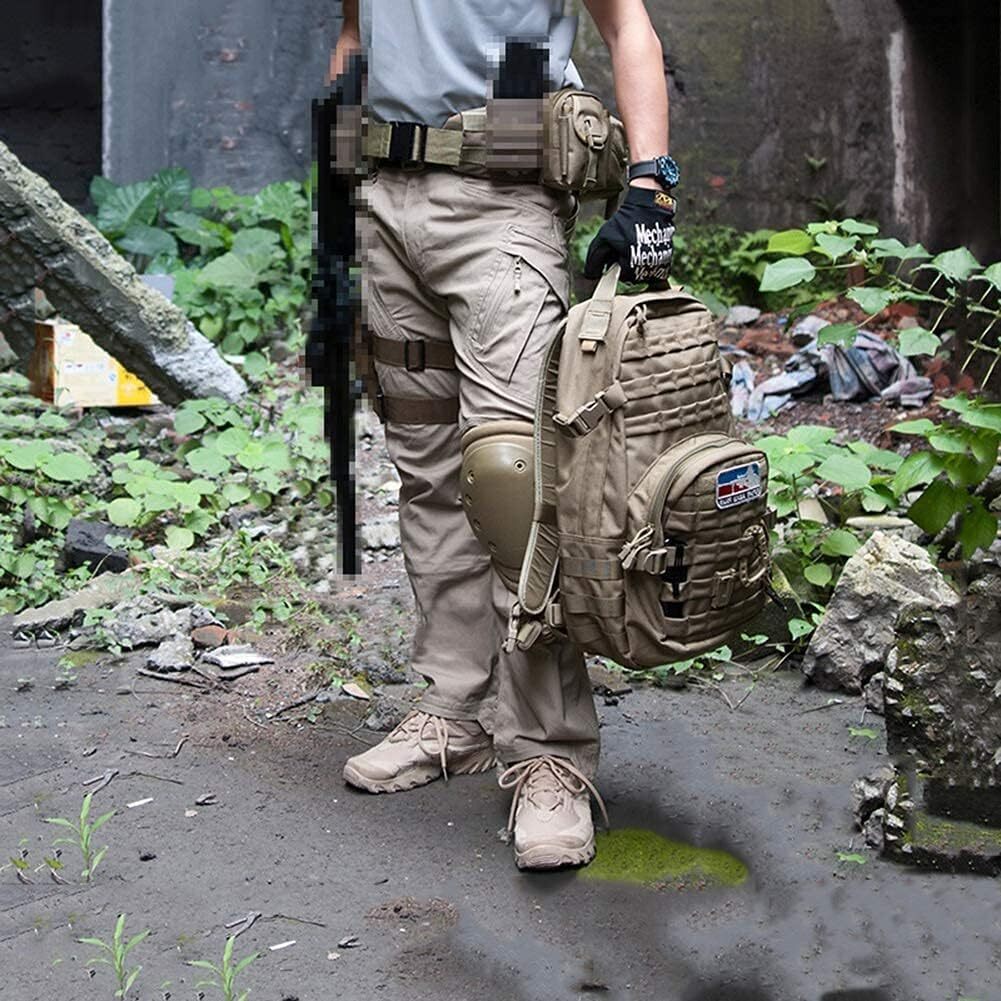 7-packs  Men's Assault Tactical Pants Lightweight Cotton Outdoor Military Combat Cargo Trousers