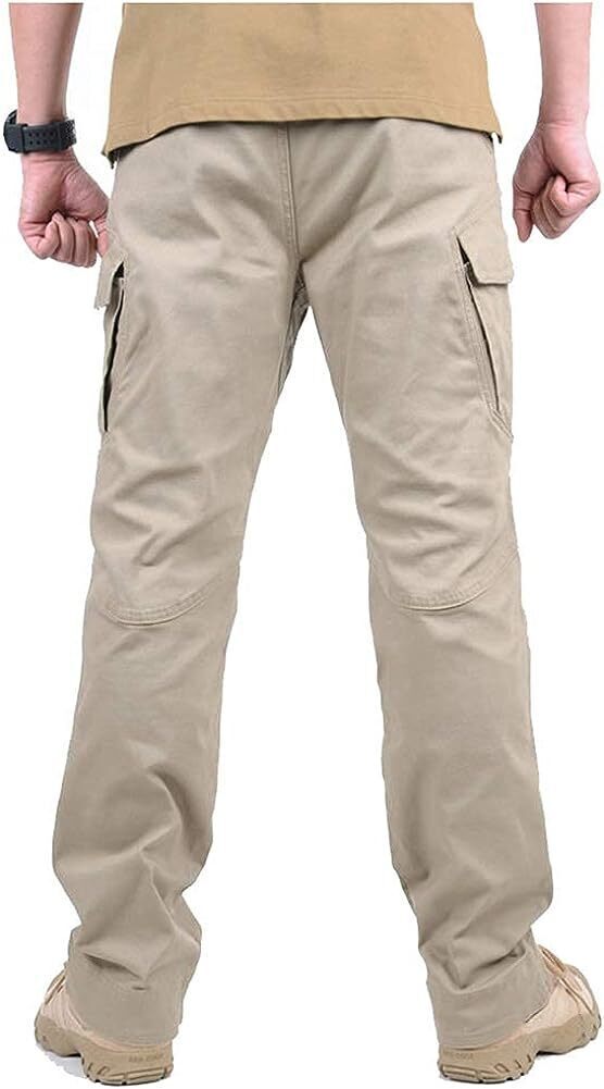 7-packs  Men's Assault Tactical Pants Lightweight Cotton Outdoor Military Combat Cargo Trousers
